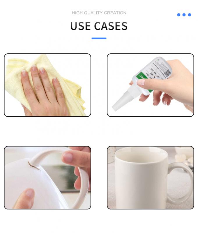 Industrial Grade Transparent Fast Bonding Glue Cyanoacrylate Acrylic Multi Purpose 1