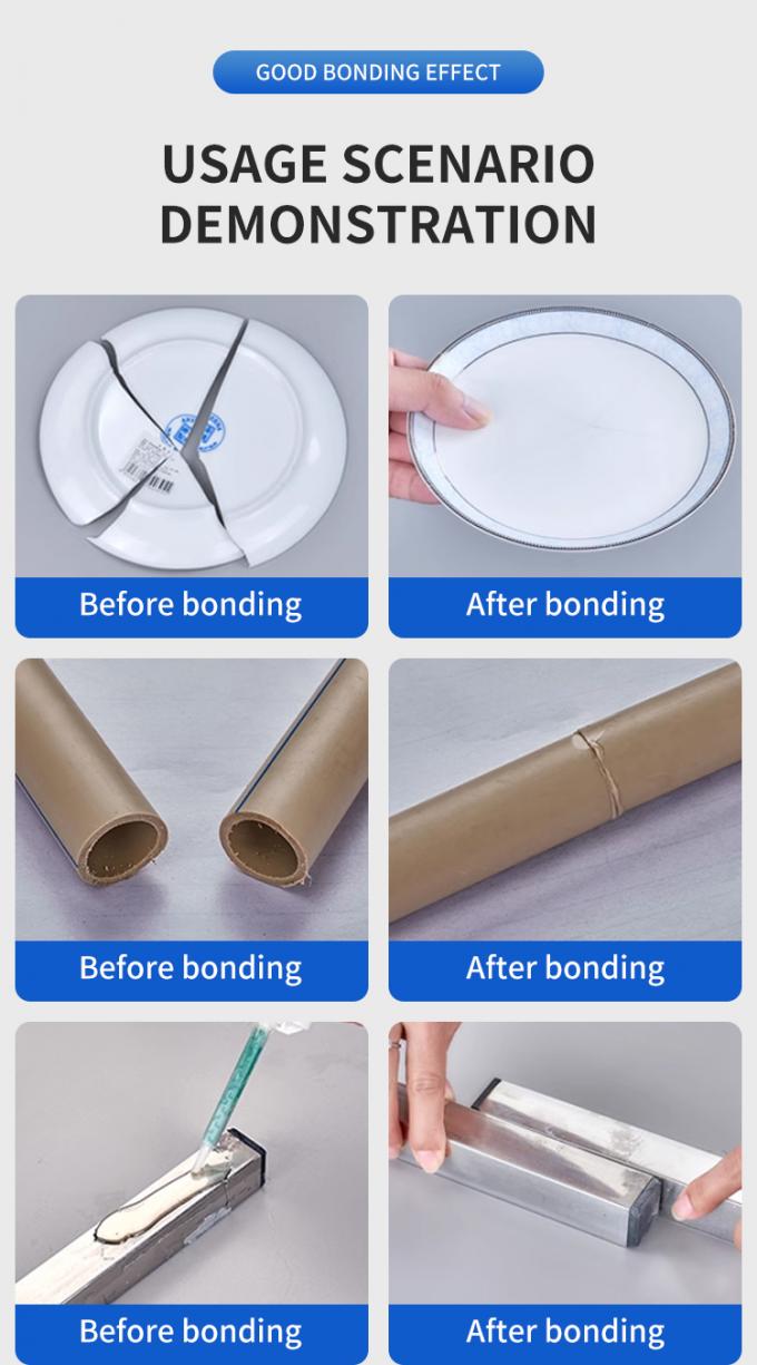 Translucent Instant Acrylic Based Super Glue Adhesive For Multiple Surfaces 1