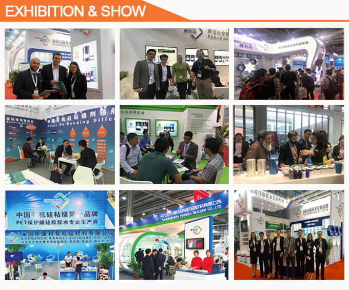 Kanglibang Heat Resistant LSR Material Silicone Molding For Glass Bonding 7